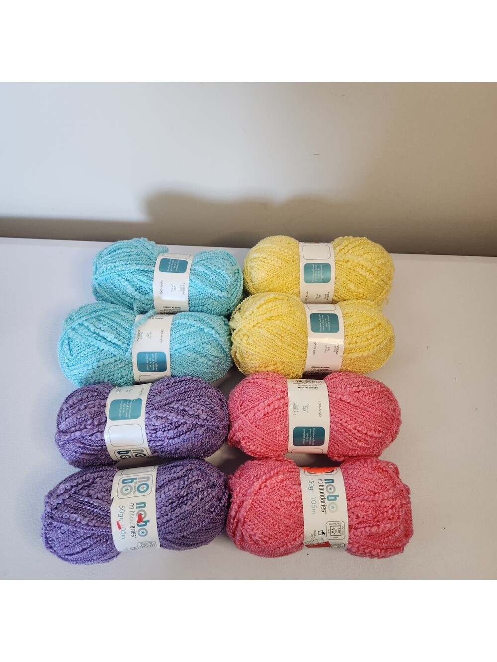 Nobo No Boundaries yarn lot of 8 skeins
